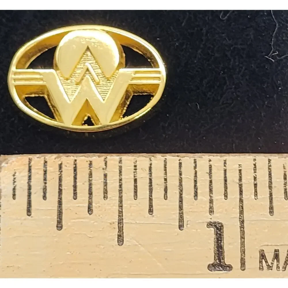 America West Airlines Tie Tack Logo Promo Single Pin Pinback In Box